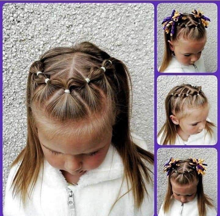 Easy Toddler Hairstyles, Cute Toddler Hairstyles, Easy Little Girl Hairstyles, Girly Hairstyles, Girl Hair Dos, Lil Girl Hairstyles, Girls Hairstyles Easy, Toddler Hairstyles, Toddler Hairstyles Girl