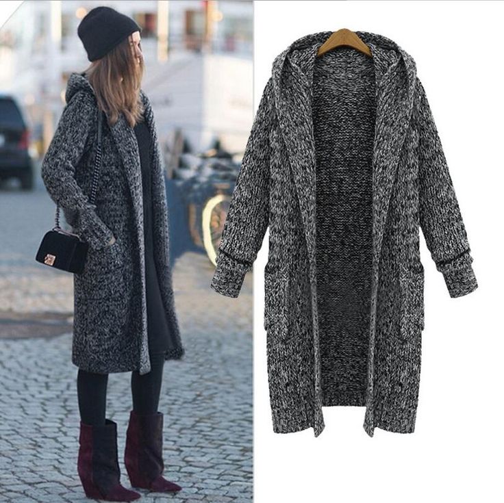 M 5XL Plus Size Retro Jaqueta de Inverno das Mulheres Da Moda Casaco De Malha Para Mulheres Manga Comprida Com Capuz Cardigan Casaco Manteau Femme BF439 em Trincheira de Das mulheres Roupas & Acessórios no AliExpress.com | Alibaba Group Warm Jackets For Women, Short Faux Fur Coat, Winter Fashion Jackets, Long Sweaters For Women, Cardigan Sweater Coat, Warm Sweater, Casual Outerwear, Knitted Hood, Long Sleeve Knit Sweaters