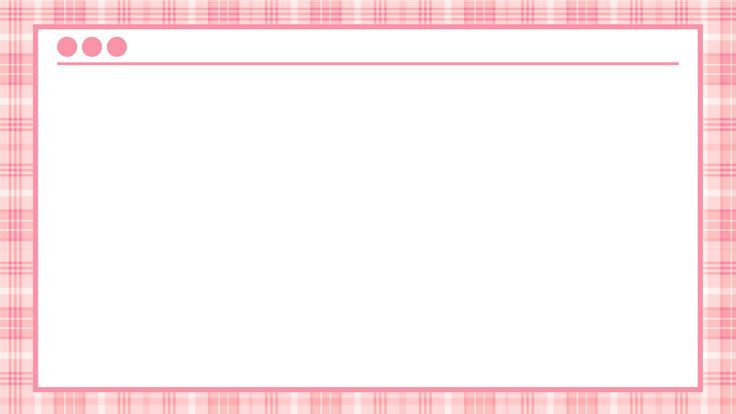 a pink and white checkered background with a square frame