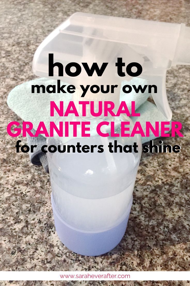 how to make your own natural granite cleaner for counters that shine