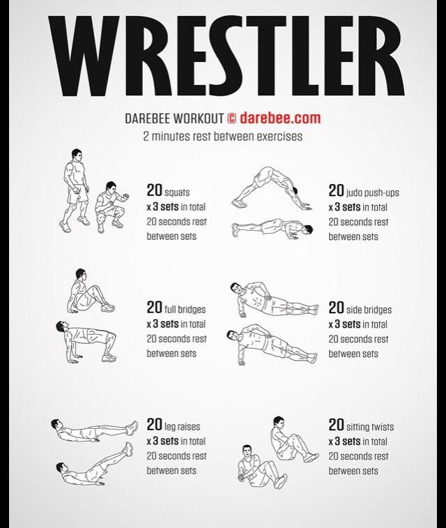 a poster showing how to do an exercise with the words wrestler and instructions on it