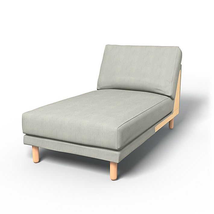 a purple chaise lounger with wooden legs on an isolated white background for display