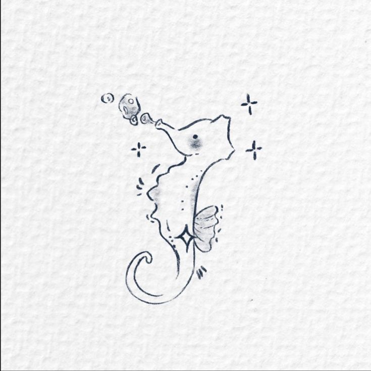 tattoos inspo, butterfly tattoo, spark tattoo, simple tattoo, thin line tattoo, seahorse tattoos, cute tattoos, animal tattoos, bubble tattoos Cute Sea Creature Tattoos, How To Draw Seahorse, Cute Seahorse Tattoo, Tiny Seahorse Tattoo, Cute Seahorse Drawing, Sea Horse Tattoos, Seahorse Doodle, Seahorse Artwork, Seahorse Drawing