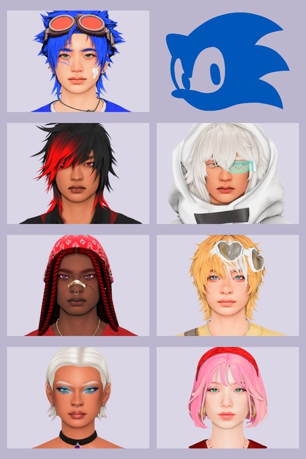 several different avatars are shown in the same style as each person's face