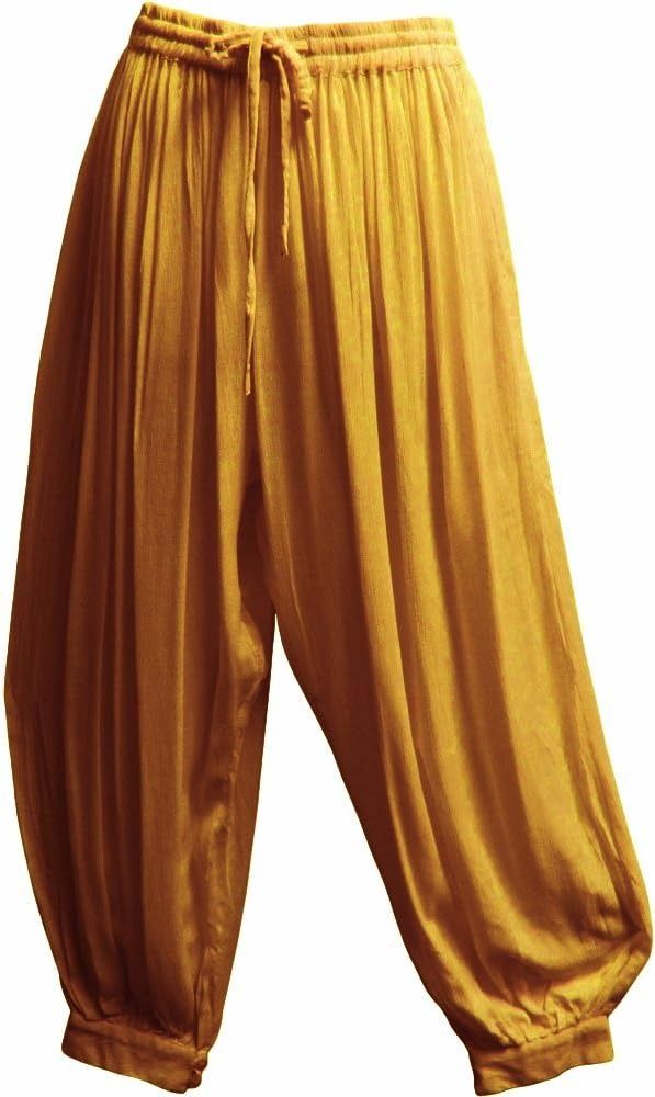 Men's Indian Aladdin Gypsy Hippie Yoga Meditation Harem Pants (P2) (Mellow Yellow) at Amazon Men’s Clothing store Indian Pants, Mens Yoga Clothes, Black Harem Pants, Tracksuit Men, Zippers Fashion, Ankle Cuffs, Mellow Yellow, Yoga Meditation, Yoga Clothes