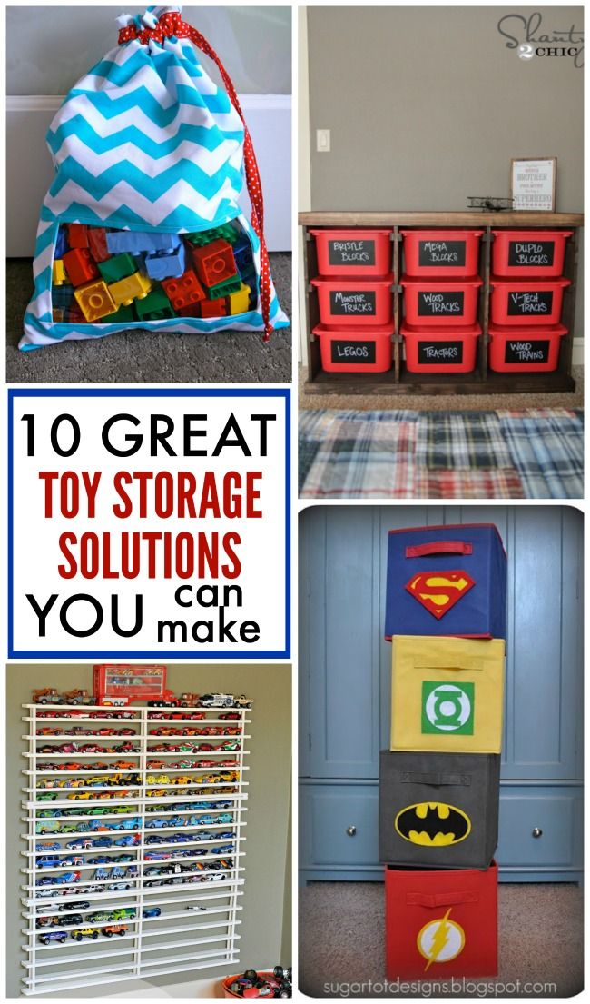 the top ten great toy storage solutions you can make