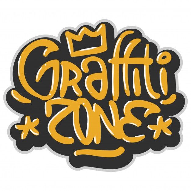 the word crafty one written in yellow and black ink with a crown on top