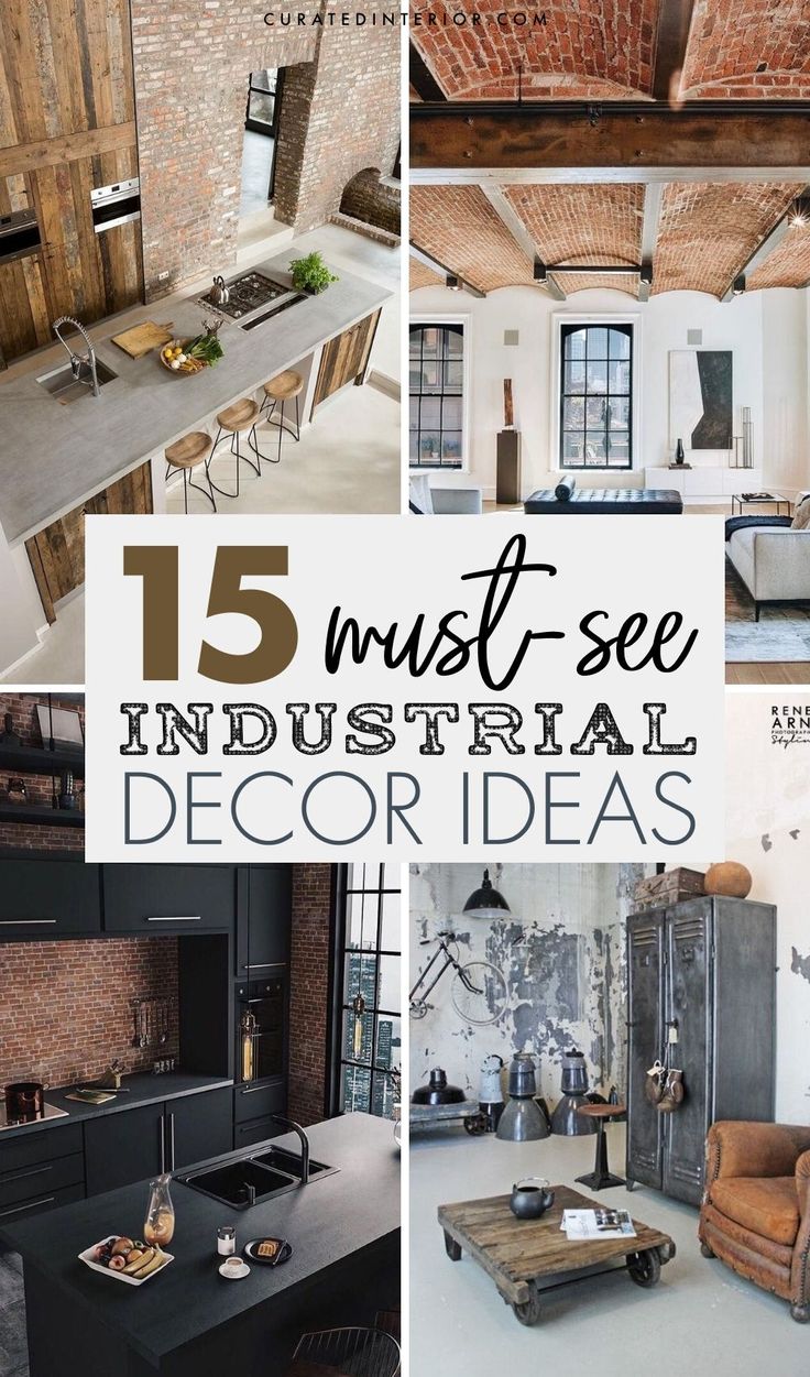 the top 15 must see industrial decor ideas