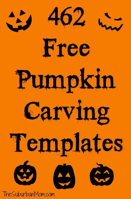 pumpkin carving templates with the text free pumpkin carving templates on an orange background