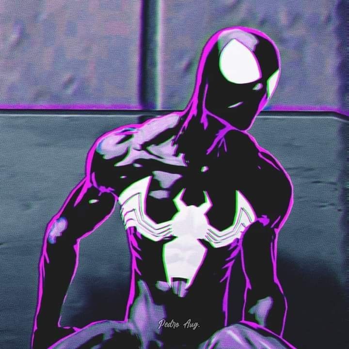 an image of a spider man sitting on the ground