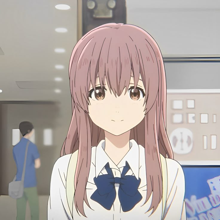 A Silent Voice, An Anime, Pink Hair, Tv, Anime, Hair, Pink