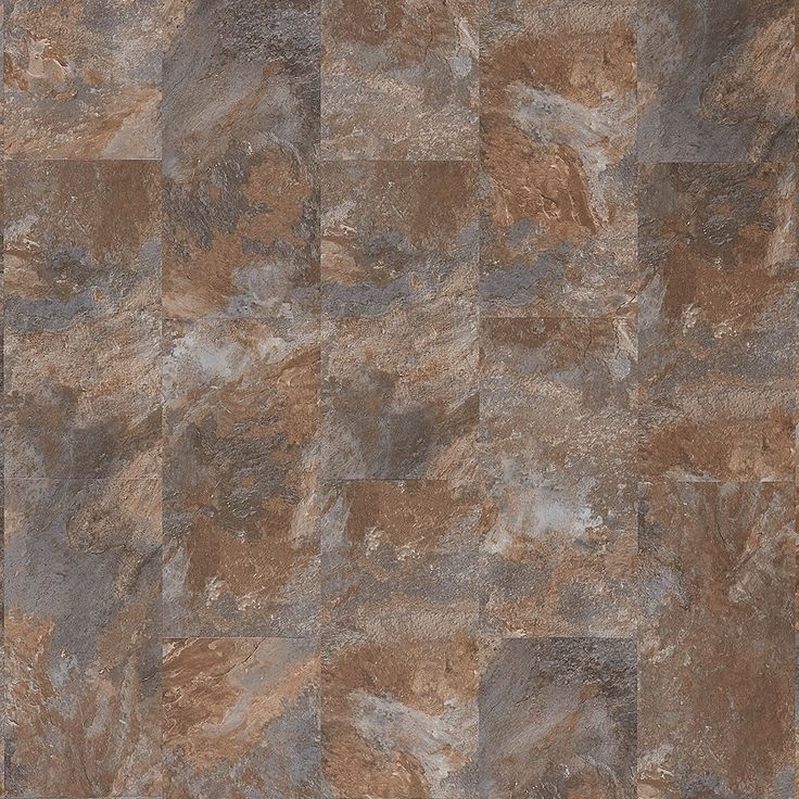 a brown and gray tile floor with different colors