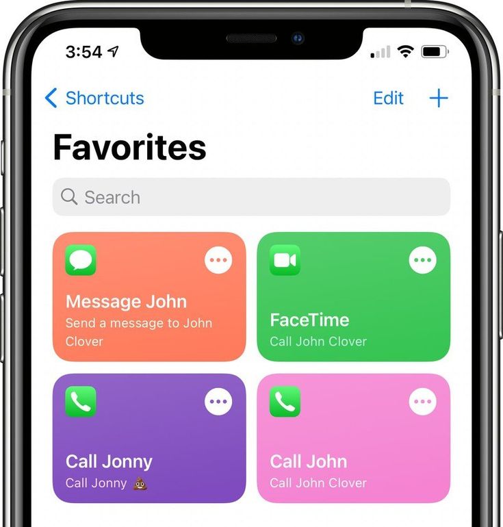 an iphone screen with the text favorites on it