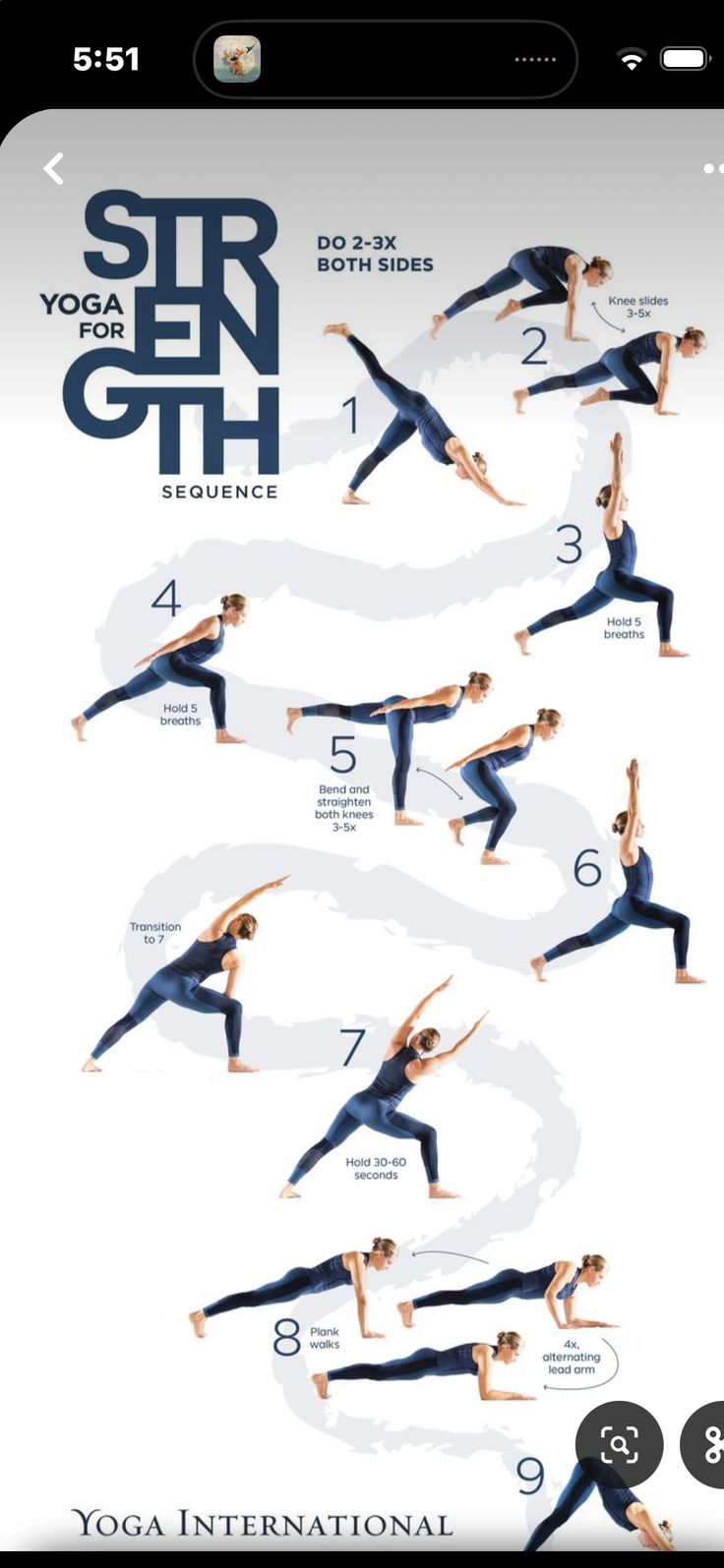 the yoga poster shows how to do different poses