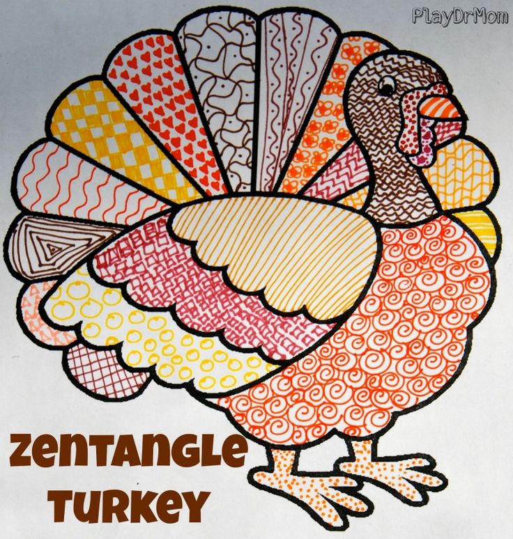 a drawing of a turkey with the words, zettangel turkey on it