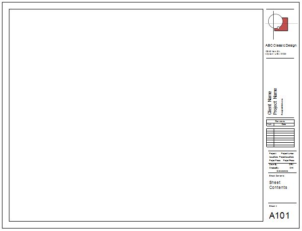 a blank paper with an image of a red square in the center and a white rectangle