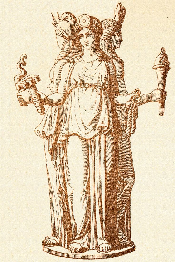 an old drawing of a woman holding a torch