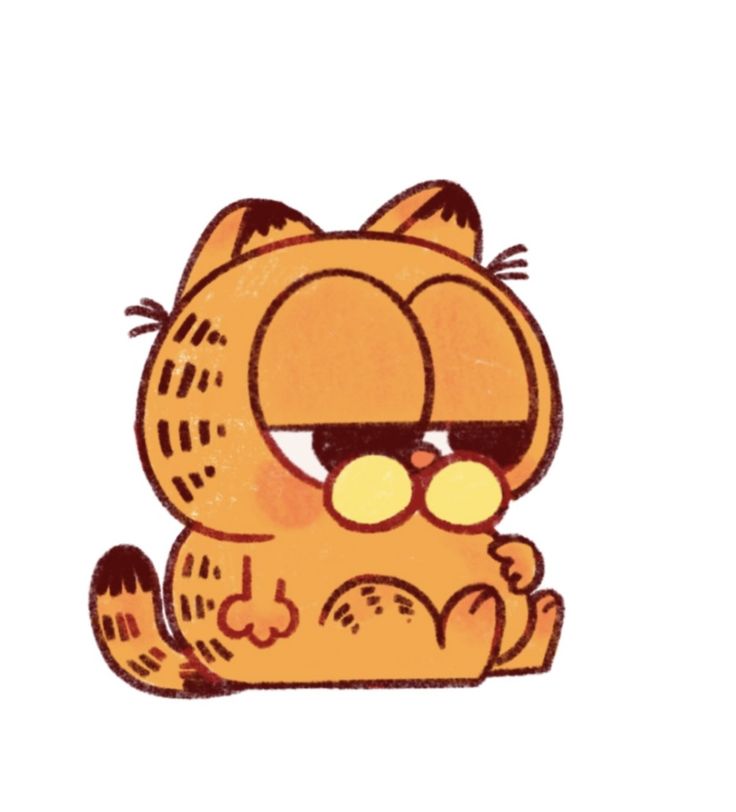 a cartoon cat with sunglasses on its face