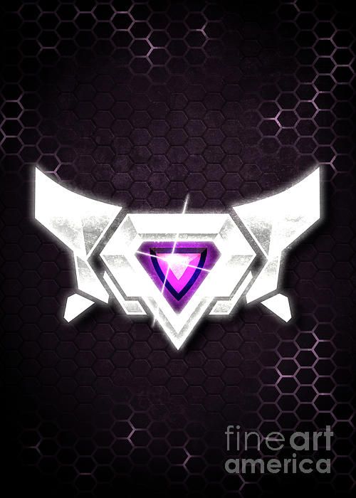 the logo for an upcoming video game, overwatching with purple and white colors