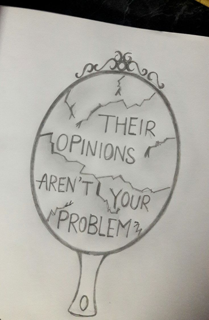 a piece of paper with writing on it that says, their loplinions aren't your problem?