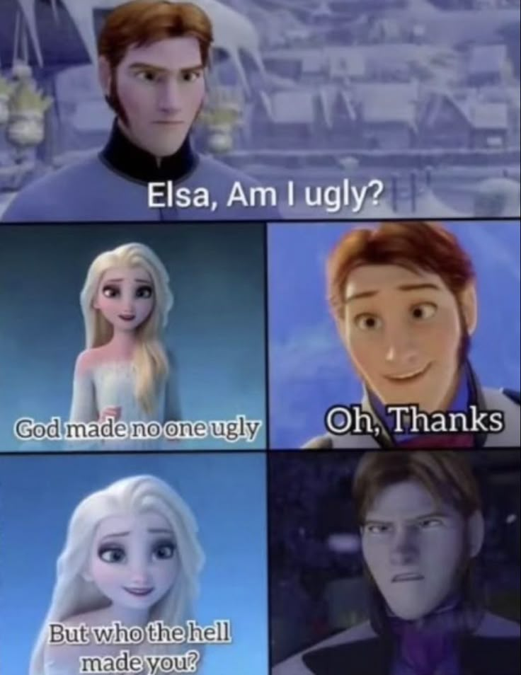 the many faces of frozen princesses