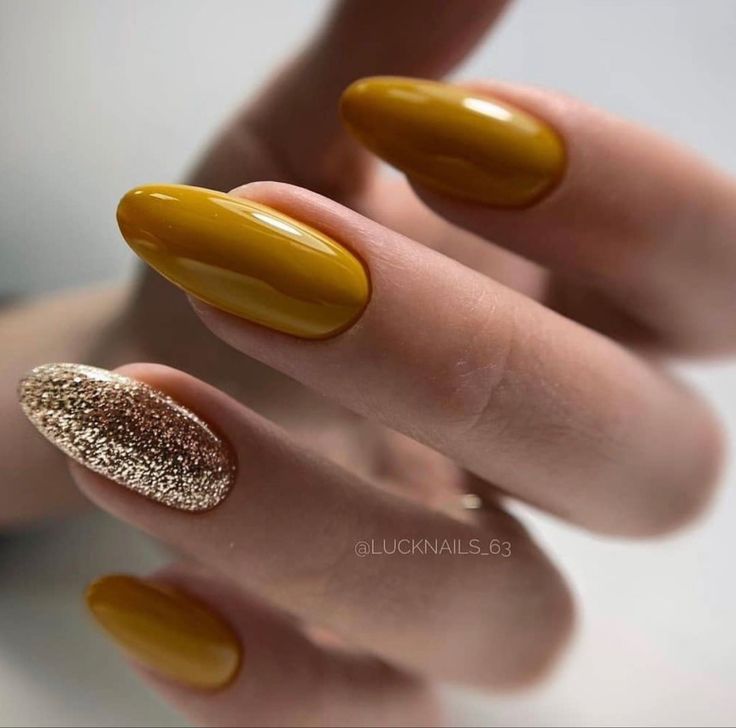 Yellow Nails Design, September Nails, Fall Gel Nails, Cute Nails For Fall, Beauty Nails Design, Her Nails, Classy Acrylic Nails, Nails Only, Fall Nail Art