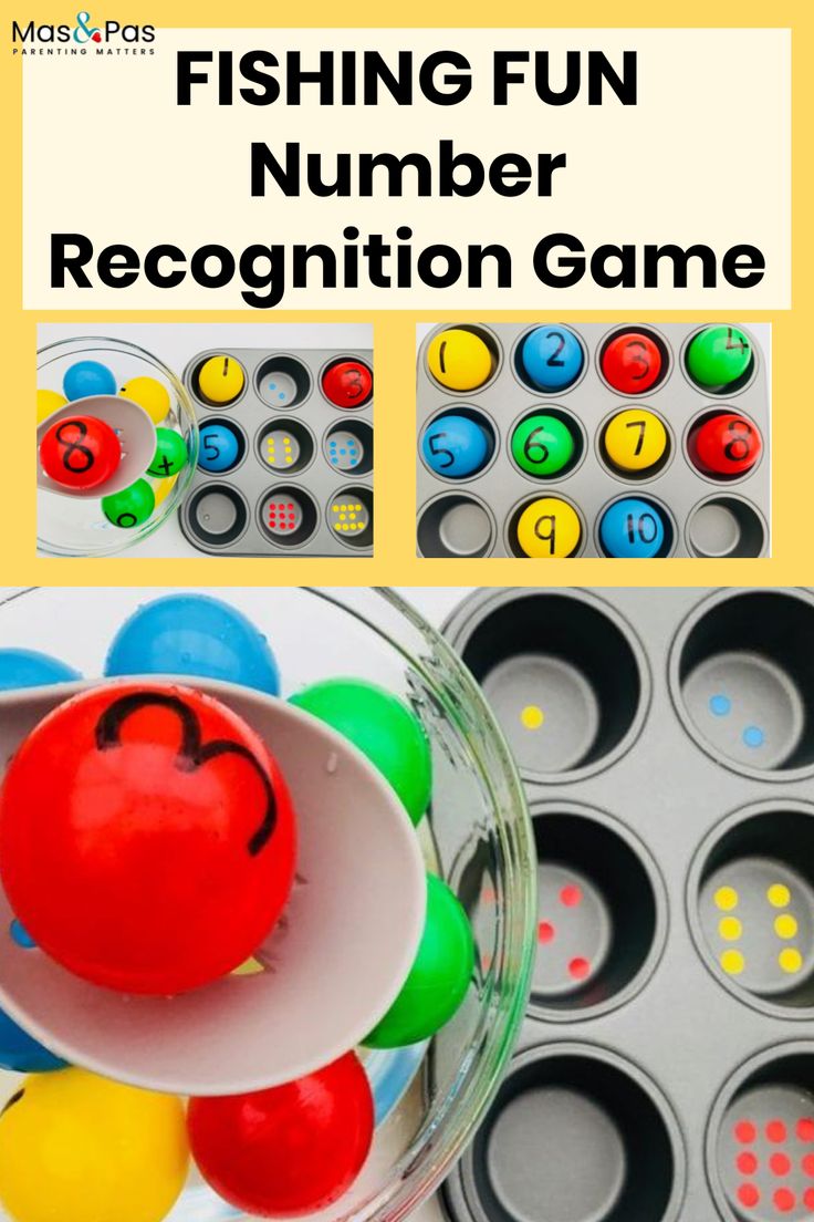 a number recognition game for kids to play with the numbers and letters on it, including one