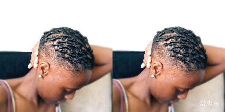 Starter Locs With Shaved Sides, Locs With Shaved Sides, Short Hair Shaved, Hair Shaved Sides, Short Hair Shaved Sides, Short Dreadlocks Styles, Short Natural Haircuts, Short Locs, Shaved Hair Designs