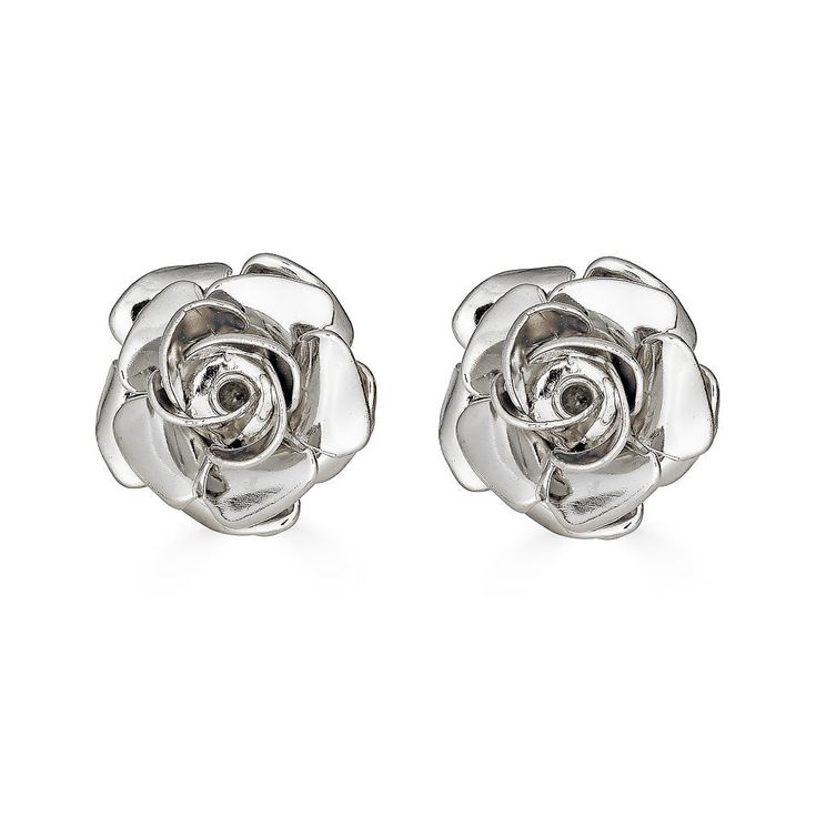 Now match any of our Rose pieces with your timeless and classic Field of Roses stud earrings. A delicate, romantic stud for any and every occasion. Pair them with our Field of Roses Crown and Headband for the ultimate Queen of Roses. *Posts are hypo-allergenic surgical steel* Available in 14K Gold, Silver, and Rose Gold. Made in New York City. Silver Rose Earrings, Elegant Rose Gold Flower Earrings In Sterling Silver, Elegant Rose Gold Sterling Silver Flower Earrings, Elegant Rose Sterling Silver Earrings, Elegant Rose Colored Sterling Silver Earrings, Elegant Sterling Silver Rose Design Earrings, Elegant Silver Flower Earrings With Rose Design, Rose Flower-shaped Elegant Earrings, Rose Gold Flower Earrings With Roses