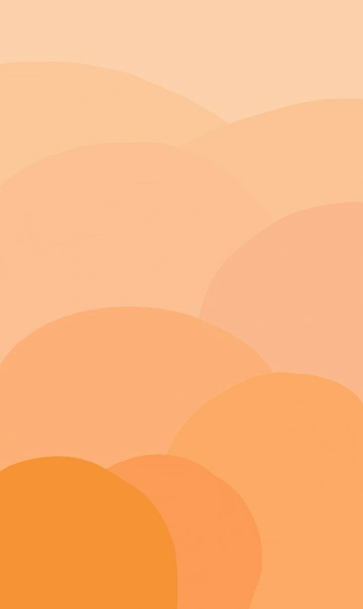 an orange and yellow abstract background with circles