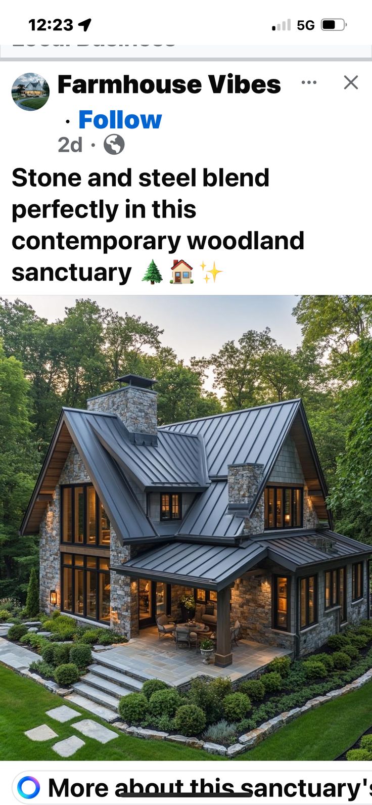 an image of a house that is featured on instagram