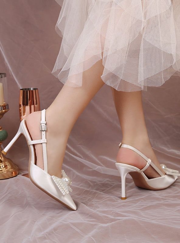 Size: 33,34,35,36,37,38,39,40Upper material: satinToe shape: pointedSole material: rubberInner material: microfiber Fitted Satin Open Toe Heels, Summer Satin Sandals With Pointed Toe, Elegant Satin Sandals For Summer, Elegant Fitted Satin Sandals, Satin Sandals For Evening With Pointed Toe, Summer Wedding Shoes Satin Closed Toe, Summer Wedding Shoes In Satin With Closed Toe, Evening Satin Sandals With Pointed Toe, Formal Satin Sandals With Pointed Toe