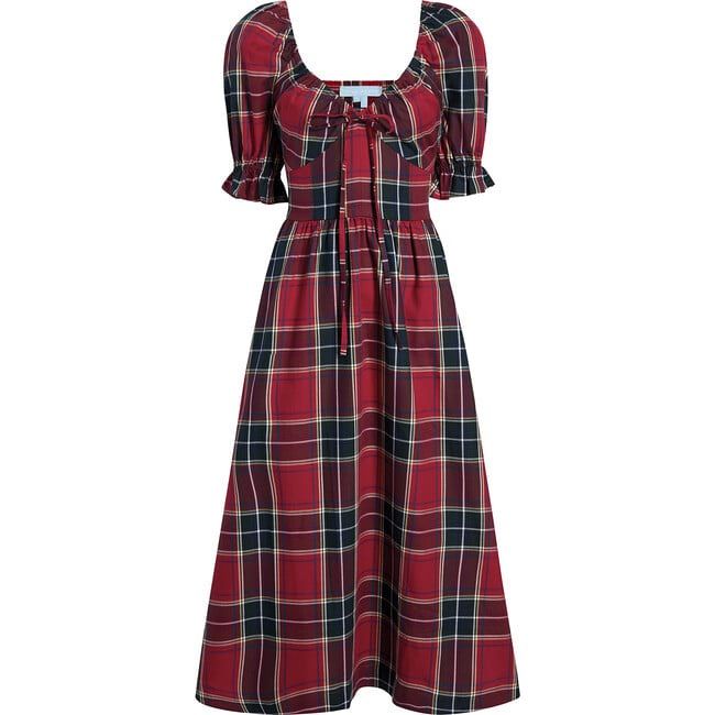 Hill House Ophelia Dress- Red Tartan Only Worn Once, Stunningly Flattering And Beautiful For The Holiday Season Size 2xl, The Back Is Banded So It Can Be Flexible In Sizing Ophelia Dress, Hill House Home, Sleepwear Dress, Hill House, Cozy Flannel, Red Tartan, Flattering Dresses, House On A Hill, White Eyelet