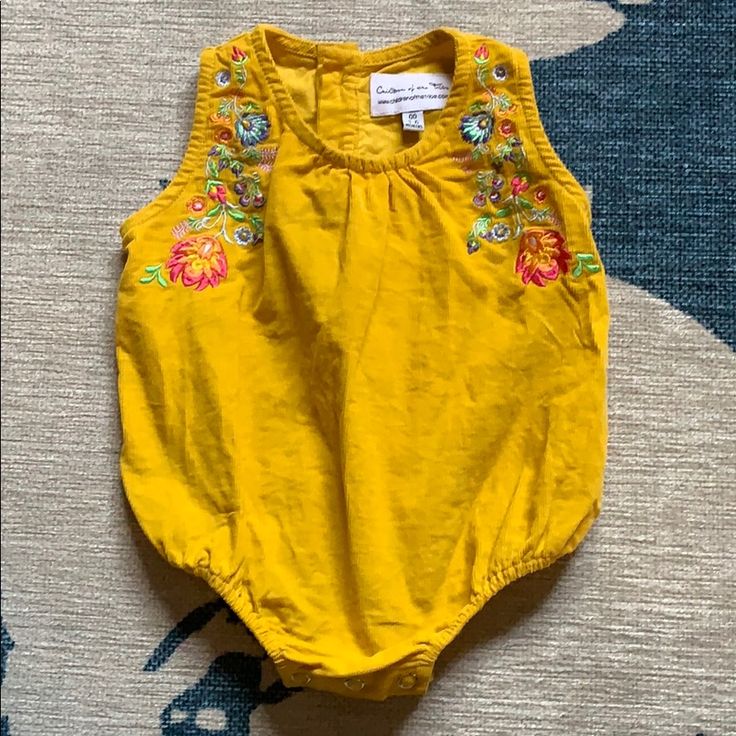 New, No Tags. Children Of The Tribe Mustard Yellow Baby Girl Romper, Size 3-6 Months. 100% Cotton. Fitted Cotton Bubble Romper For Playdate, Sleeveless Yellow Cotton Bubble Romper, Casual Yellow Bubble Romper For Summer, Yellow Cotton Bubble Romper For Spring, Spring Yellow Cotton Bubble Romper, Fitted Yellow Tops For Playtime, Cute Yellow Sleeveless Bubble Romper, Cute Sleeveless Yellow Bubble Romper, Yellow Bubble Romper For Summer Playwear