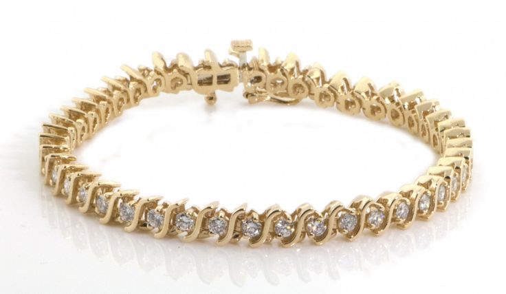 $13,135.50 Bezel Set Necklace, Sparkly Bracelets, White Gold Bangle, 18k Gold Chain, Yellow Gold Bangle, Diamond Wedding Sets, Swarovski Bracelet, Sterling Bracelets, Diamond Tennis Bracelet