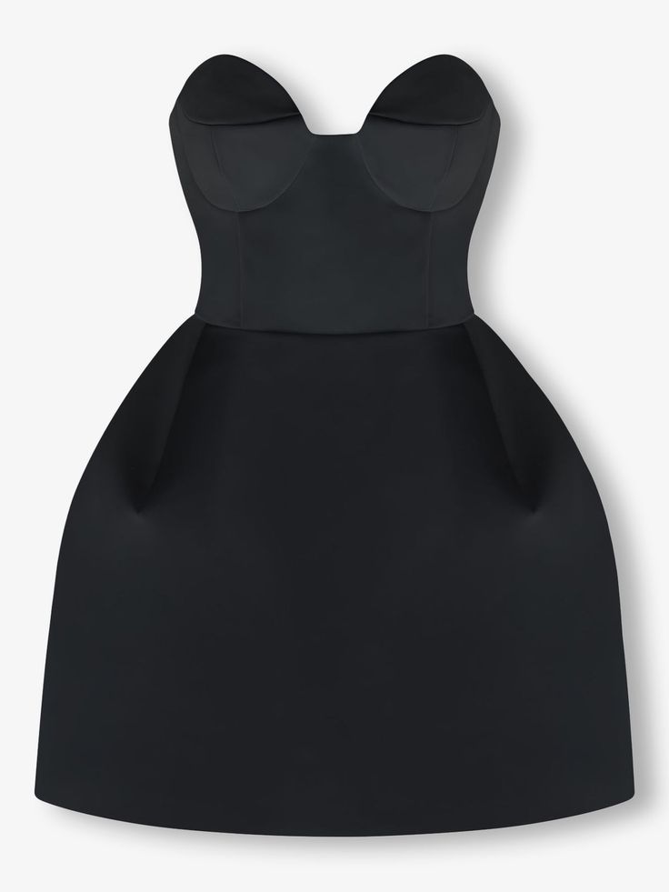 Introducing the cap ferat mini dress, cut from high-quality fabric. Featuring a sleeveless, strapless design with a padded chest, slim waist, and short length. Sculpt and shape for an hourglass silhouette. Hourglass Silhouette, Cap Dress, Slim Waist, Mini Black Dress, Quality Fabric, Dress Shop, Personal Style, Mini Dress, Building