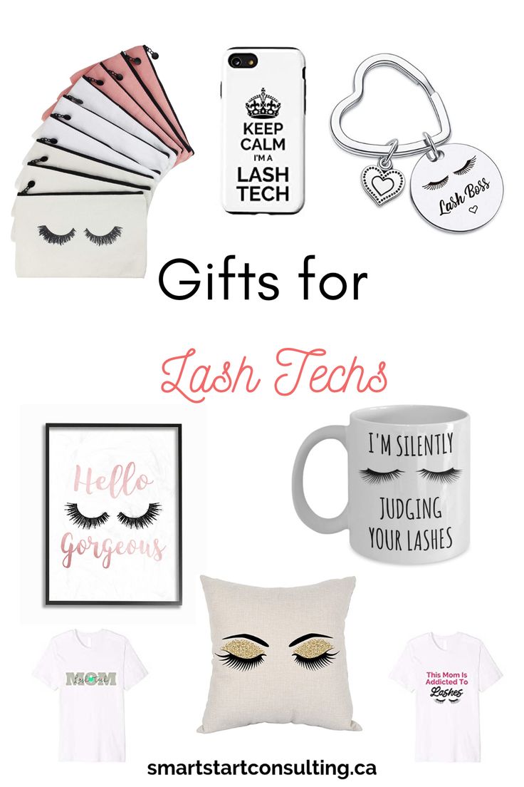 gifts for stash techs with text that reads, i'm silently judging your lashes