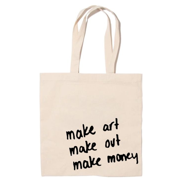 Make Art Print Tote Bag 100% sturdy cotton canvas Artwork Tote Bag For Artistic Expression, Artistic White Canvas Bag For Everyday, White Artistic Canvas Bag For Everyday, Handmade Cotton Canvas Bag For Everyday Use, Eco-friendly Handmade Canvas Bag, Canvas Tote Bag With Artwork For Everyday Use, Artwork Canvas Tote Bag For Everyday Use, Everyday Artwork Tote Bag, Everyday Tote Bag With Artwork