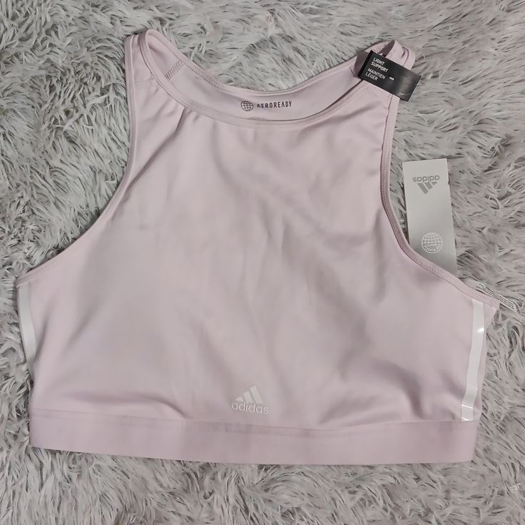 Nwt Purple And White Adidas Light Support Sports Bra. No Flaws! Cute Open Back Look That's Perfect For The Gym Or A Hike! Adidas Summer Activewear For Training, Adidas Summer Training Activewear, Pink Adidas Activewear For Training, Adidas Stretch Tops For Training, Adidas Pink Activewear For Training, Adidas Moisture-wicking Stretch Tops, Adidas Stretch Moisture-wicking Tops, Pink Adidas Activewear For Sports, Adidas Pink Activewear For Sports