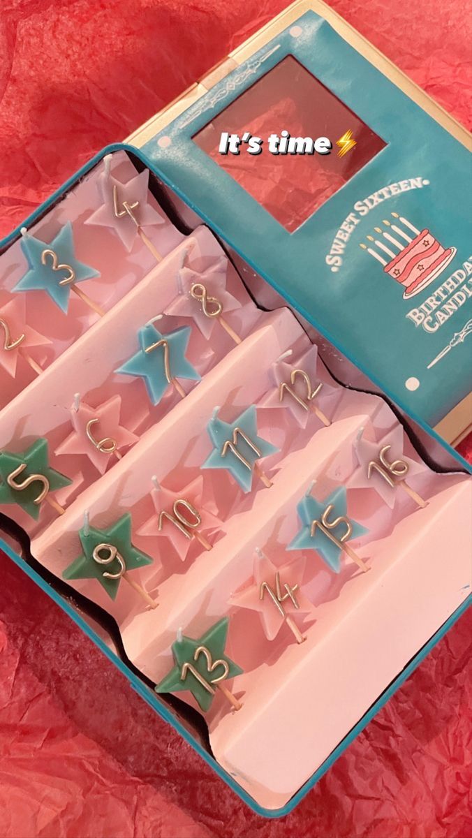 it's time to cut out the numbers for christmas cookies in a cookie box