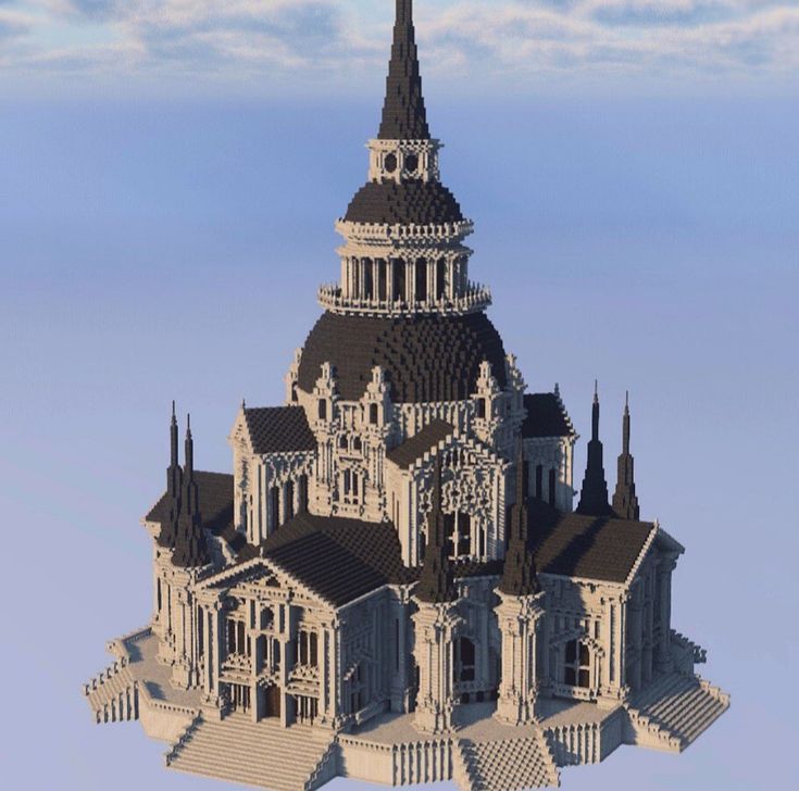 an image of a very large building made out of legos in the shape of a castle