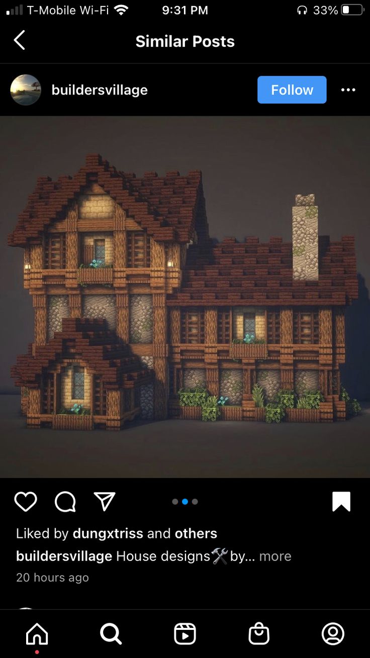 an image of a house made out of wood and brick with the text, build your own home