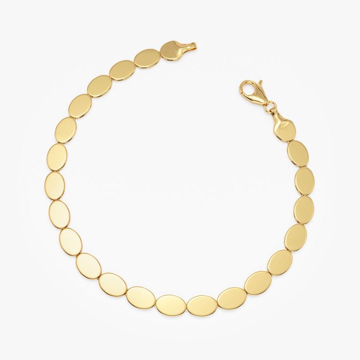 Made to Order Gold Kt: 14K Gold Width: 4.75 MM Oval Yellow Gold Chain Bracelet Gift, Gold Plated Oval Bracelet, Formal Oval Gold Bracelet With Polished Finish, Tarnish Resistant Gold Oval Bracelet, Minimalist Tarnish Resistant Oval Bracelets, Formal Oval Jubilee Chain Bracelet, Elegant Gold Bracelets With Oval Beads, Luxury Oval Jubilee Bracelet In Yellow Gold, Minimalist Oval Jubilee Bracelet