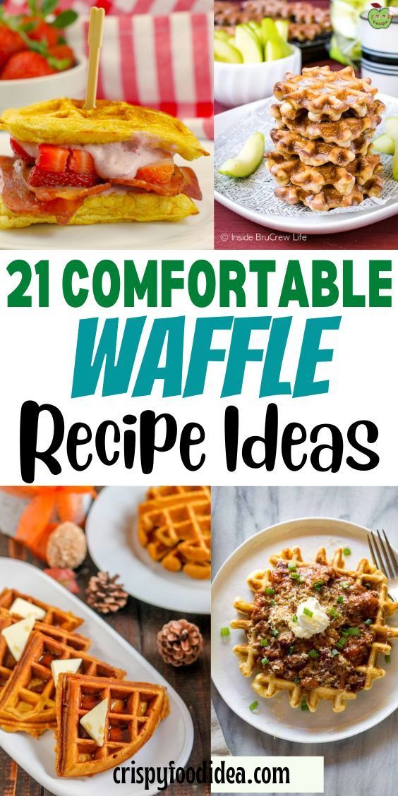 Here you get some waffle ideas that are best for breakfast. Waffle Love Recipe, Waffle Iron Recipes Easy, Mini Waffle Recipes, Waffle Iron Ideas, Mini Waffle Recipe, Stuffed Waffles, Stuffed Waffle, Best Waffle Recipe, Waffle Ideas