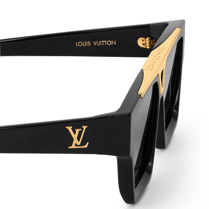 LOUIS VUITTON® - 1.1 Evidence Sunglasses - Black Luxury Anti-reflective Wayfarer Sunglasses, Luxury Matte Black Sunglasses With Gradient Lenses, Luxury Matte Black Shield Sunglasses With Uv Protection, Luxury Matte Black Square Frame Sunglasses, Luxury Matte Black Shield Sunglasses With Uva Protection, Luxury Matte Black Sunglasses With Uva Protection, Luxury Matte Black Shield Sunglasses With Anti-reflective Coating, Luxury Matte Black Anti-reflective Shield Sunglasses, Luxury Black Polarized Shield Sunglasses