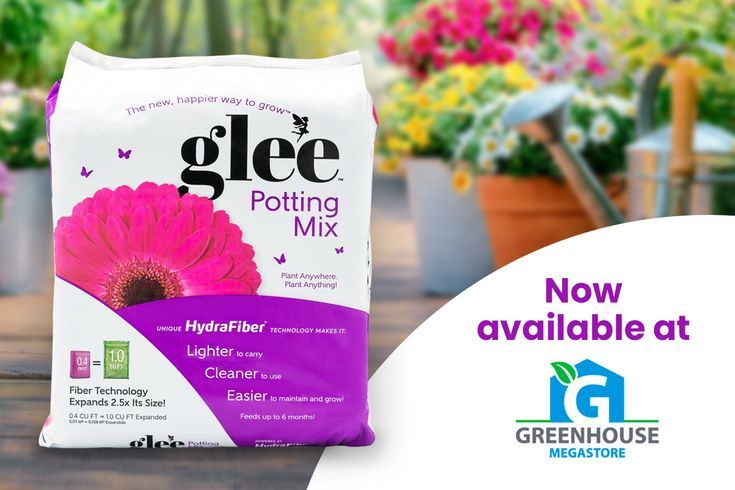 Glee Potting Mix - the first true innovation in potting mix since… well, a long time. Ready to experience it for yourself? Garden Greenhouse, Peat Moss, Greenhouses, Carbon Footprint, Pine Trees, Garden Supplies, Glee, 6 Months, Soil