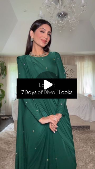 Megha Rao on Instagram: "Kicking off 7 Days of Diwali Looks with the 5 Second Sari from @holichicbymegha 

Perfect for: Galas, Parties
Dress Code: Formal / Black Tie Optional, Black Tie

Accessories @blossomboxjewelry (code Megha10)" Dress Code Formal, Diwali Look, Party Dress Codes, Black Tie Optional, Diwali Party, Indian Style, Tie Accessories, Dress Code, Dress Codes