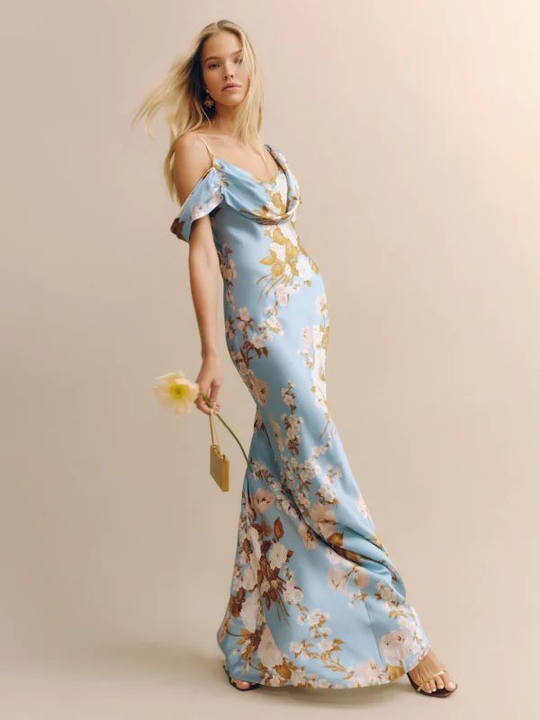 Ronda Silk Dress - Sleeveless Bridal | Reformation School Season, Dress Spring, Daily Dress, Dress Jewelry, Maxi Dress Blue, Dress Sleeveless, Spring Dresses, Floral Maxi Dress, Spring Outfit