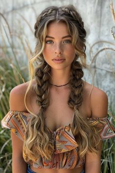 #BEAUTY ,#REALATIONSHIPS #Fashion #Outfits #SUMMER Outfits #Animals Portret Feminin, Κούρε�μα Bob, Fishtail Braid, Heatless Curls, Penteado Cabelo Curto, Boho Braids, Braids For Long Hair, Boho Hairstyles, Short Hair Cuts For Women