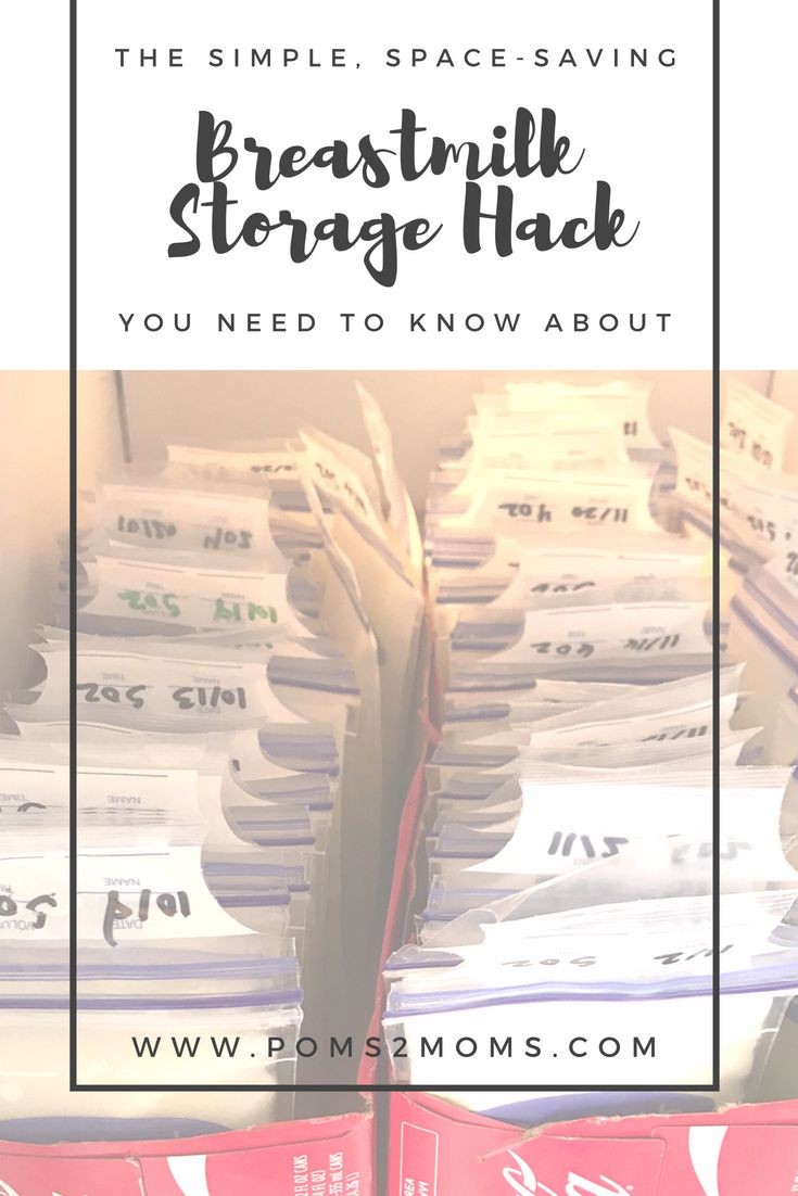 a pile of mail with the words breast milk storage hack on it and an image of stacks